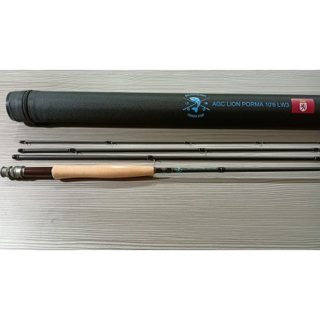 COMBO CAÑA AGC LION PORMA 10,6 LW 3 +CARRETE AGC SEMIAUTOMATICO