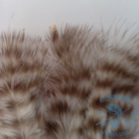 Plumas de Mini Marabou Grizzly