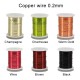 PACK 6PC Hilo (wire) de cobre AGC de colores 0.2mm